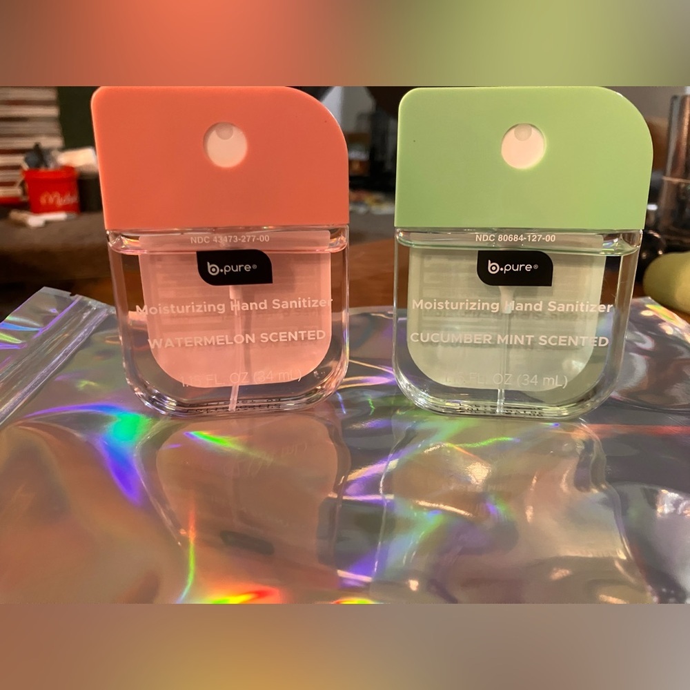 B-Pure Hand Sanitizer Set - Pink and Green